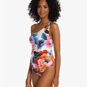 NWT La Blanca  Floral Rhythm Tankini Set